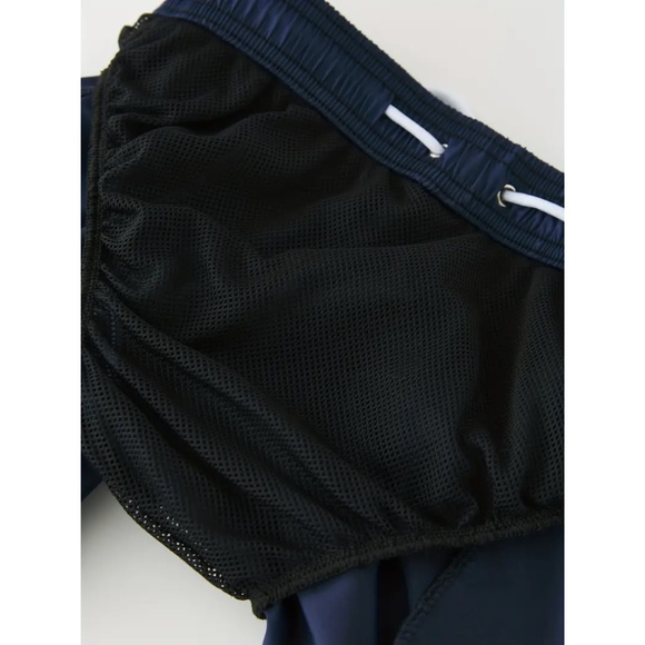 BNWT Men's Isabelle LaRue Navy Blue Bitcoin Swim Shorts - Picture 6 of 7